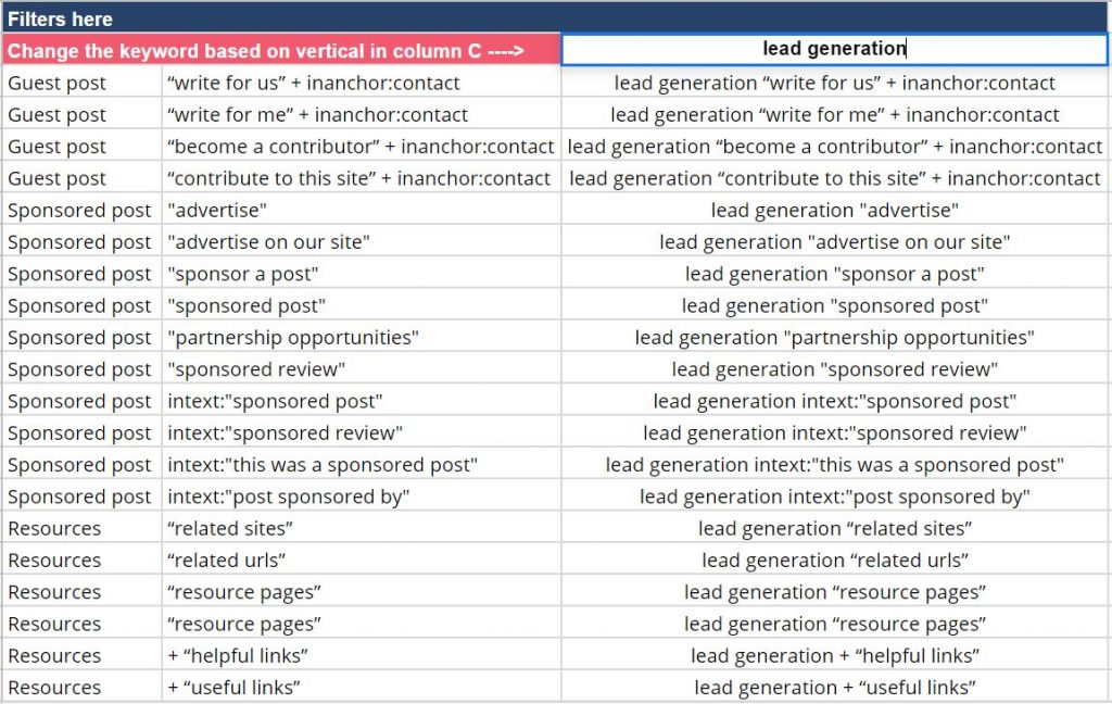 link building operators